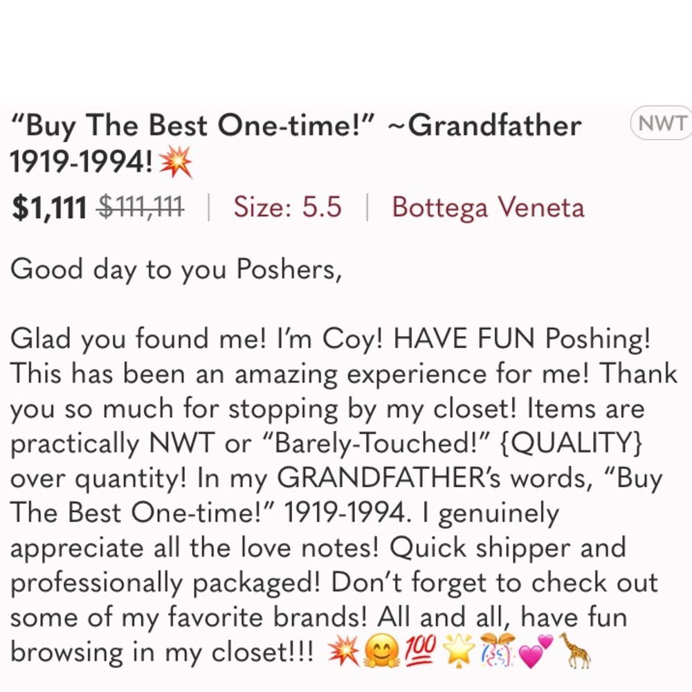 “Buy The Best One Time!” ~Grandfather 1919-1994!💥 - Picture 7 of 16